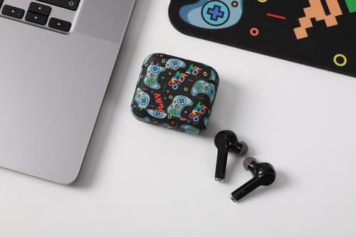זוג אוזניות בלוטוס Earbuds - דגם GAME OVER