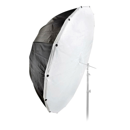 מטריה רפלקטיבית כסופה Brolly Box Parabolic Umbrella 63 Inch