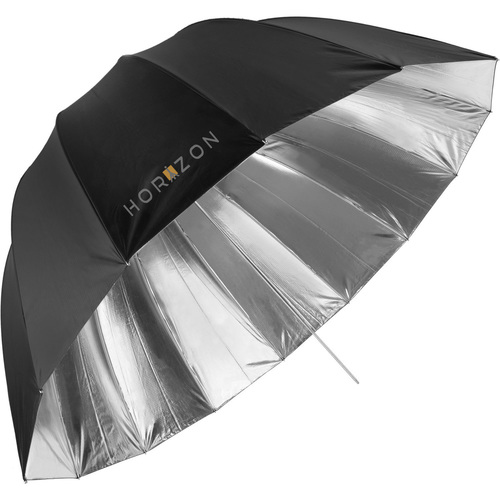 מטריה רפלקטיבית כסופה Brolly Box Parabolic Umbrella 63 Inch