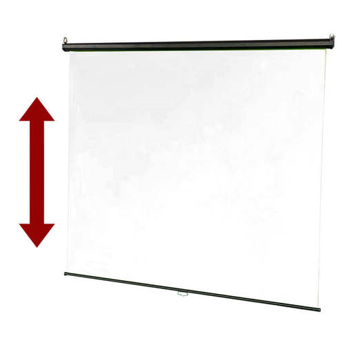רקע נייד נפתח Ultrablitz FB-180200 Wall Mount PVC לבן