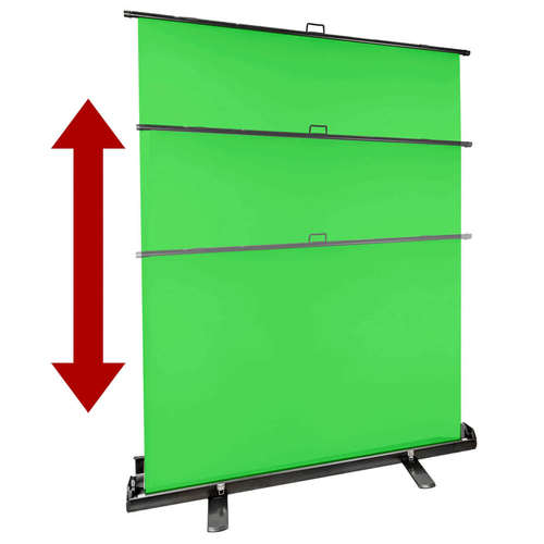 רקע נייד רול-אפ Ultrablitz FB-150200 Easy Pull Up PVC ירוק