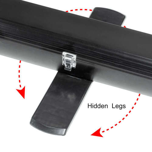 רקע נייד רול-אפ Ultrablitz FB-150200 Easy Pull Up PVC אפור