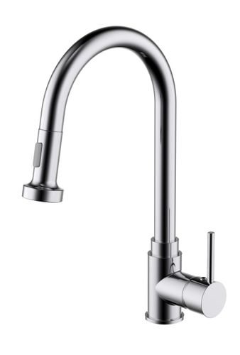 ברז מטבח נשלף ARCO כרום ניקל AQUILA PREMIUM