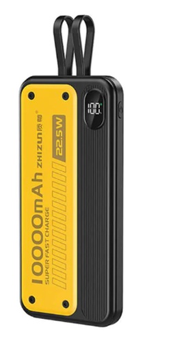 מטען נייד 10000mAh 22.5W עם צג וכבל מובנה