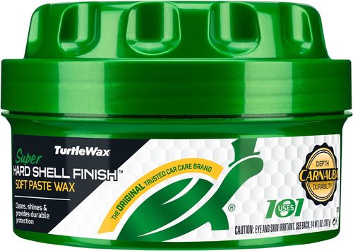 משחת ווקס טרטל לרכה 400 גרם TURTLE WAX SUPER HARD SHELL FINISH SOFT PASTE WAX