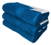 3 מגבות גוף טורקיז ROYAL 