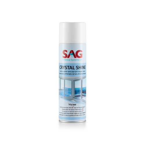 חומר ניקוי חלונות 500 מ”ל – SAG CRYSTAL SHINE- CS500