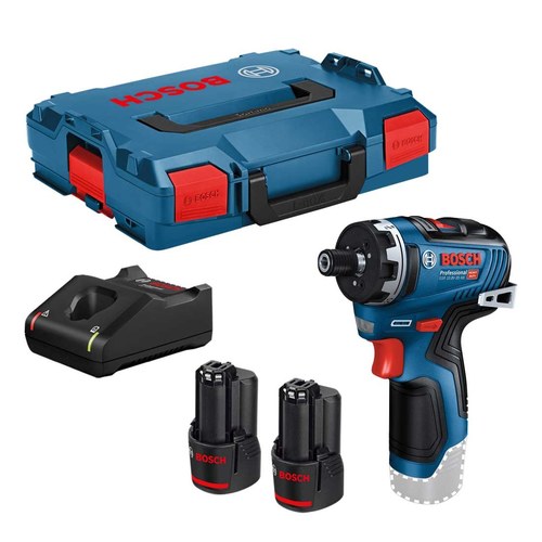 מקדחה/מברגה 12V כולל 2 סוללות 3.0AH דגם GSR 12V-35 HX מבית BOSCH