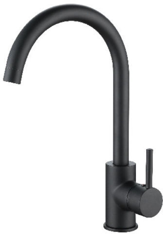 ברז פרח שחור פיה ארוכה  Aquila Premium DONALD