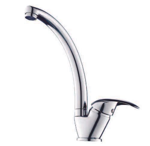 ברז אמבט עם צינור גמיש ומזלף מתכוונן Aquila Premium PATO 350A