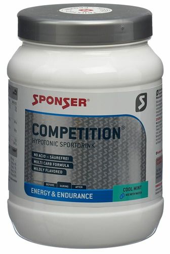 אבקה להכנת משקה היפוטוני ספונסר בטעם מנטה - SPONSER COMPETITON 