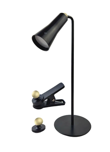 מנורת שולחן PALERMO נטענת 3W עם חיבור USB- לבן