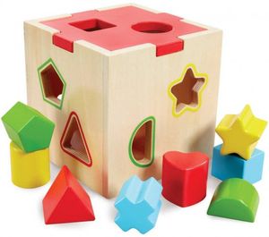 קוביית התאם צורה מעץ עם 8 צורות