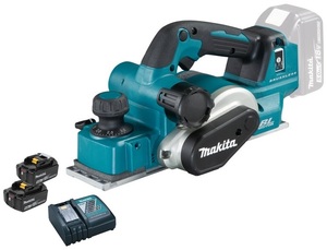 מקצוע 18V נטען 82 מ"מ BL כולל 2 סוללות 5AH ומטען MAKITA DKP181 מקיטה