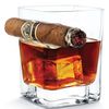 כוס וויסקי מחזיק סיגר Whiskey & Cigar