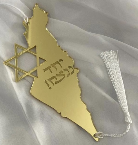 מתלה לרכב מפת ישראל יחד ננצח