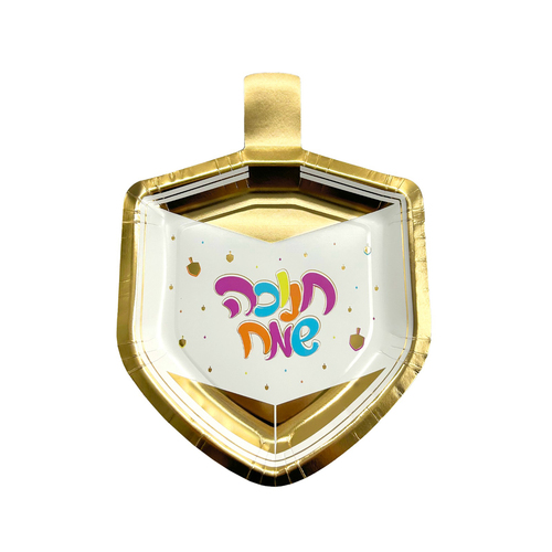 צלחות נייר איכותיות בצורת סביבון