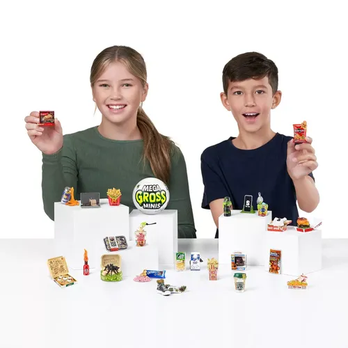 כדור ההפתעות עם 5 מיני מגה מגעילונים 
