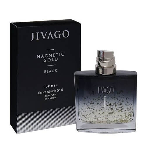 בושם לגבר Jivago MAGNETIC GOLD BLACK EDP 100 ml