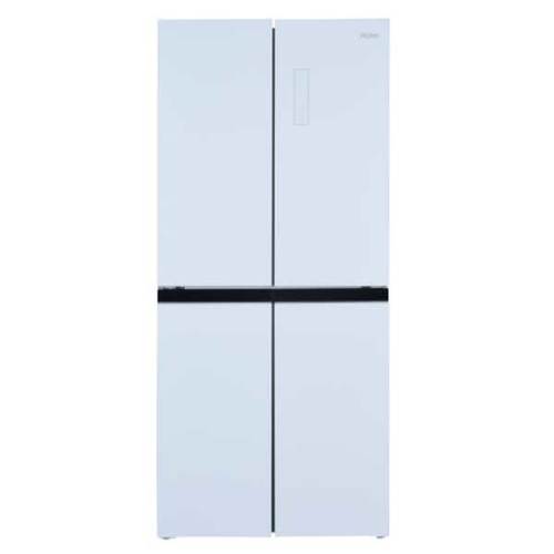 מקרר מפואר 4 דלתות 401 ליטר Haier HRF-4494FWR Open Space זכוכית לבנה