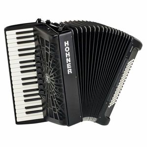 אקורדיון 80 בס Hohner Bravo III 80 Black silent key