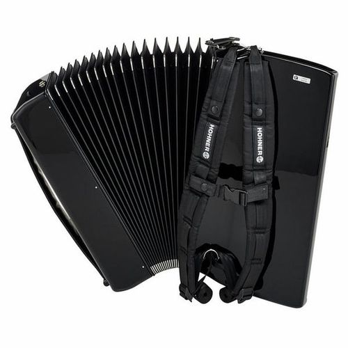 אקורדיון 80 בס Hohner Bravo III 80 Black silent key
