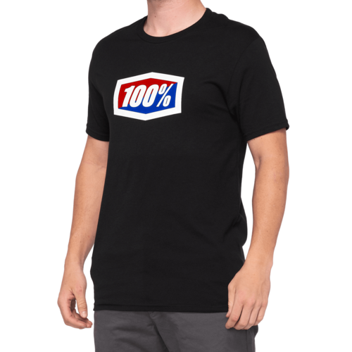 חולצת 100% שחור - 100% OFFICIAL T-SHIRT