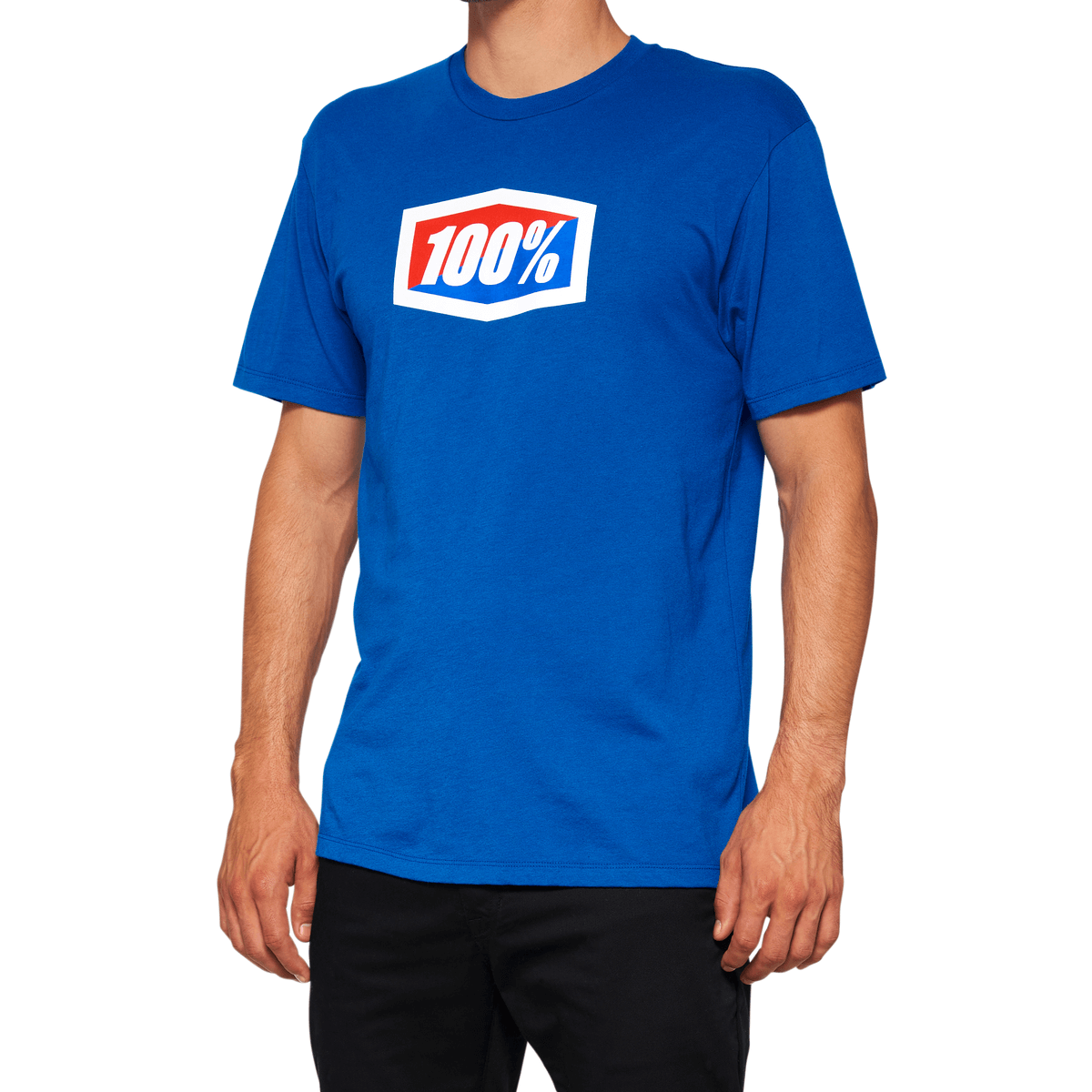 חולצת 100% כחול - 100% OFFICIAL T-SHIRT