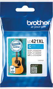 ראש דיו כחול מקורי Brother LC421XLC