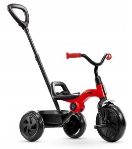 תלת אופן מתקפל עם מוט דחיפה מתנתק Ant Plus - אדום