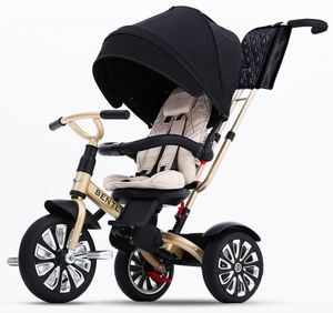 תלת אופן מהדורה מיוחדת 6 ב 1 דגם בנטלי מולינר Bentley Mulliner מוזהב