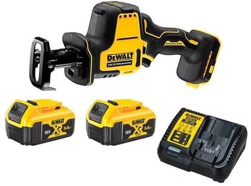 מסור חרב כולל 2 סוללות 5AH דגם Dewalt DCS369N