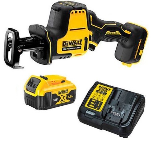 מסור חרב כולל 2 סוללה 5AH דגם Dewalt DCS369N