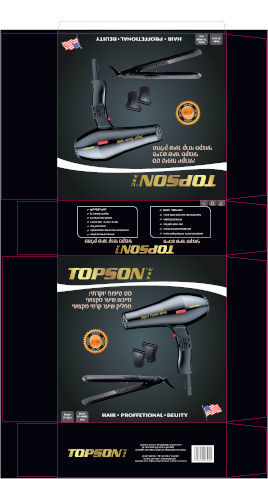 סט מייבש שיער מקצועי +מחליק שיער מקצועי TP-4000S+ TPֹֹ-2011NEW 