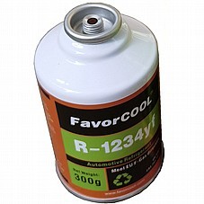 בלון גז R1234yf מכיל 300 גרם עם ונטיל והברגה 