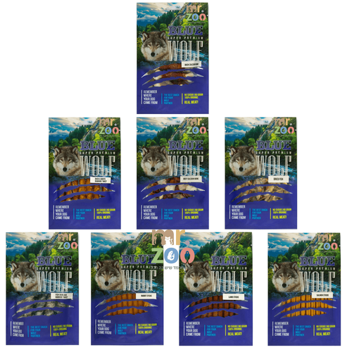 חטיפים לכלבים בלו וולף BLUE WOLF כל הטעמים