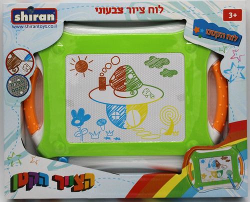 לוח ציור צבעוני מגנטי עם עפרון ציור מיוחד