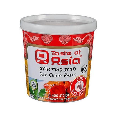 מחית קארי אדום 400 גרם - טעמי אסיה 