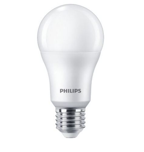 6 נורות Philips 13W E27 A60 LED - גוון תאורה 3000K