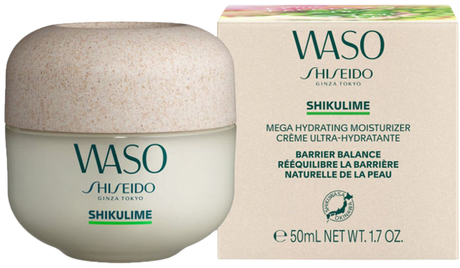 Shiseido Waso Mega Hydrating Moisturizer 50ML שיסיידו וואסו קרם לחות לאיזון