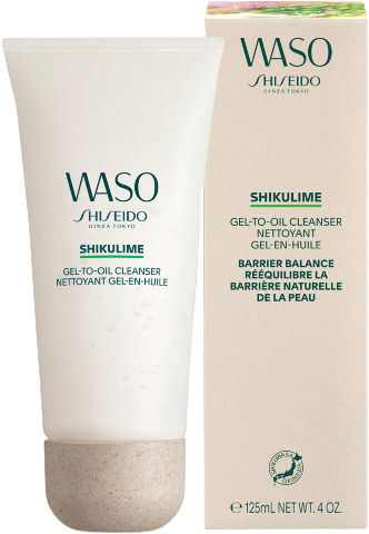 Shiseido Waso Gel To Oil Cleanser 125ML שיסיידו וואסו ג'ל לניקוי והסרת איפור