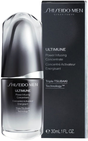 Shiseido Men Ultimune Power Infusion Concentrate 30ML שיסיידו אולטימיון סרום עוצמתי לגבר