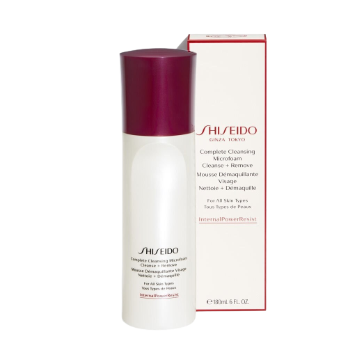 Shiseido Complete Cleansing Micro Foam 180ML שיסיידו מוס לניקוי והסרת איפור