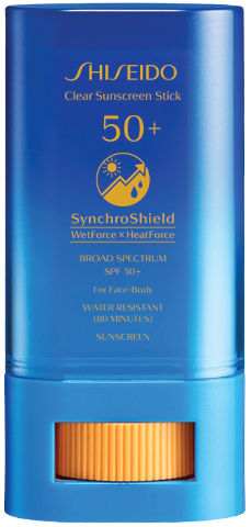 Shiseido Clear Sunscreen Stick SPF50 20G שיסיידו סטיק הגנה שקוף