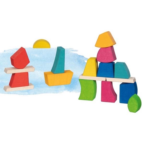 אבני בניה GOKI 58355 צעצועי וולדורף