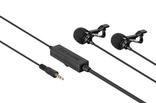 מיקרופון דש כפול Saramonic lavmicro 2m