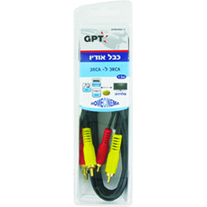 כבל אודיו‎  3RCA ל–1.5 3RCA מטר AVM240601.5