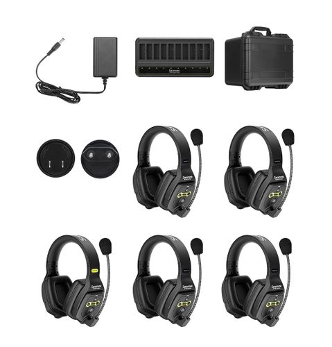 סט אוזניות תקשורת הפקה אלחוטי Saramonic WiTalk WT5D