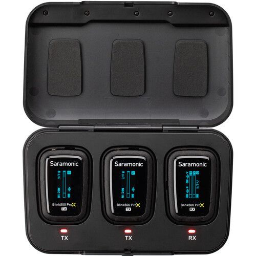 ערכת משדרים ומקלט אלחוטיים Saramonic Blink500 B2 X PRO