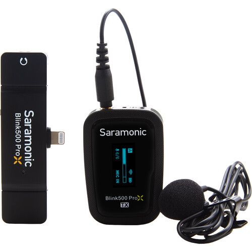 מיקרופון אלחוטי למכשירי iOS אייפון / אייפוד Saramonic Blink 500 ProX B3